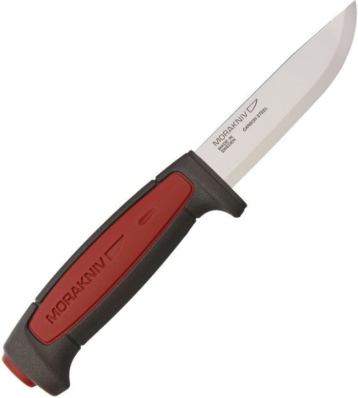 Нож с фиксированным лезвием Morakniv Pro C, углеродистая сталь, рукоять резина/пластик