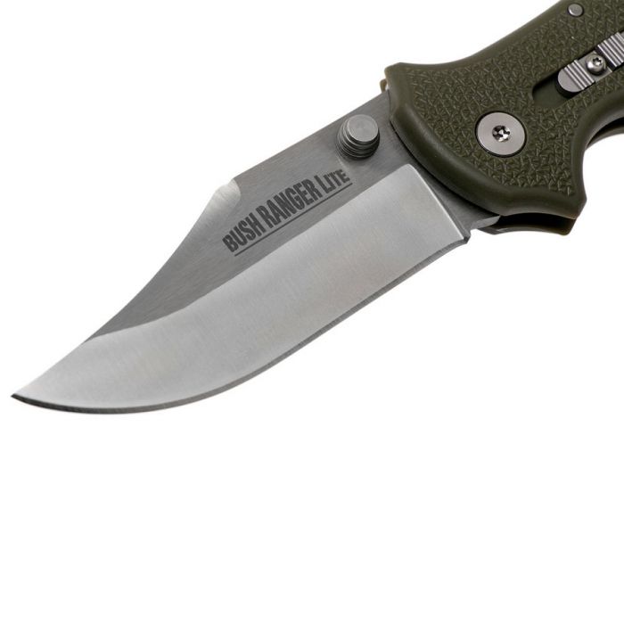 Складной нож Bush Ranger Lite - Cold Steel 21A, клинок из стали 8Cr13MoV, рукоять GFN (пластик) зеленая