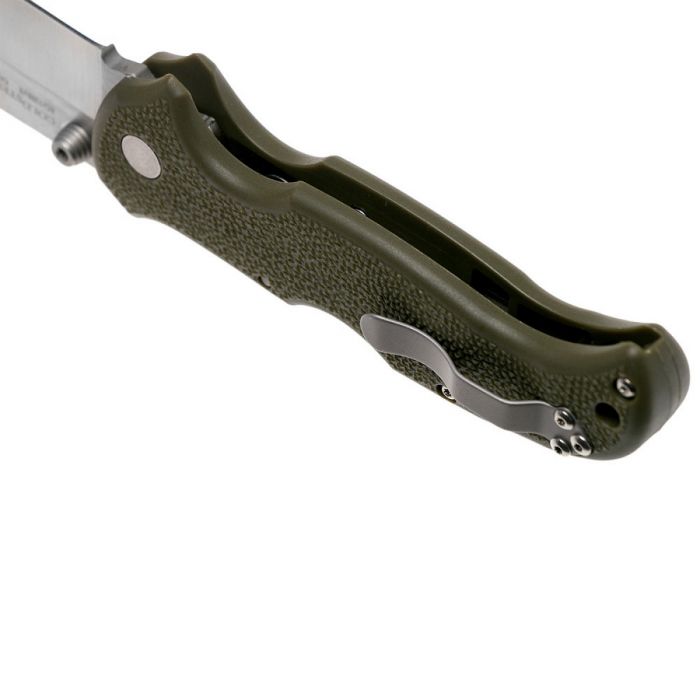 Складной нож Bush Ranger Lite - Cold Steel 21A, клинок из стали 8Cr13MoV, рукоять GFN (пластик) зеленая