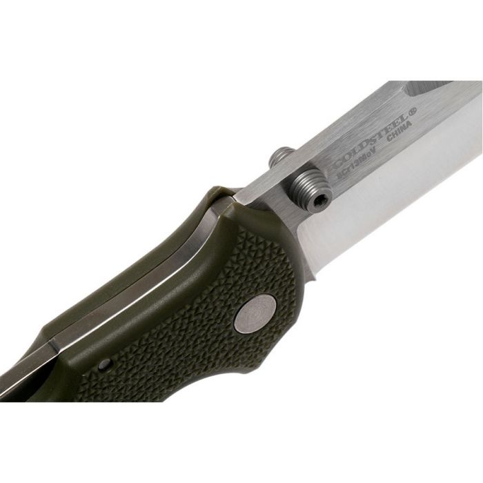 Складной нож Bush Ranger Lite - Cold Steel 21A, клинок из стали 8Cr13MoV, рукоять GFN (пластик) зеленая