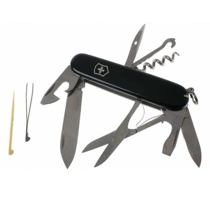 Нож перочинный Victorinox Climber, сталь X55CrMo14, рукоять Cellidor®, черный