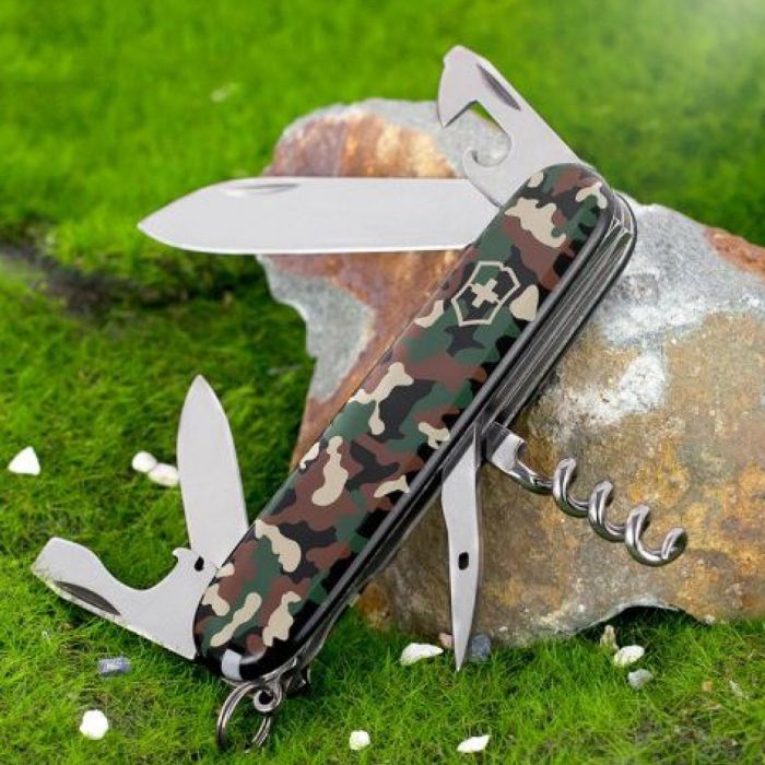 Нож перочинный Victorinox CLIMBER, сталь X55CrMo14, рукоять Cellidor®, камуфляж