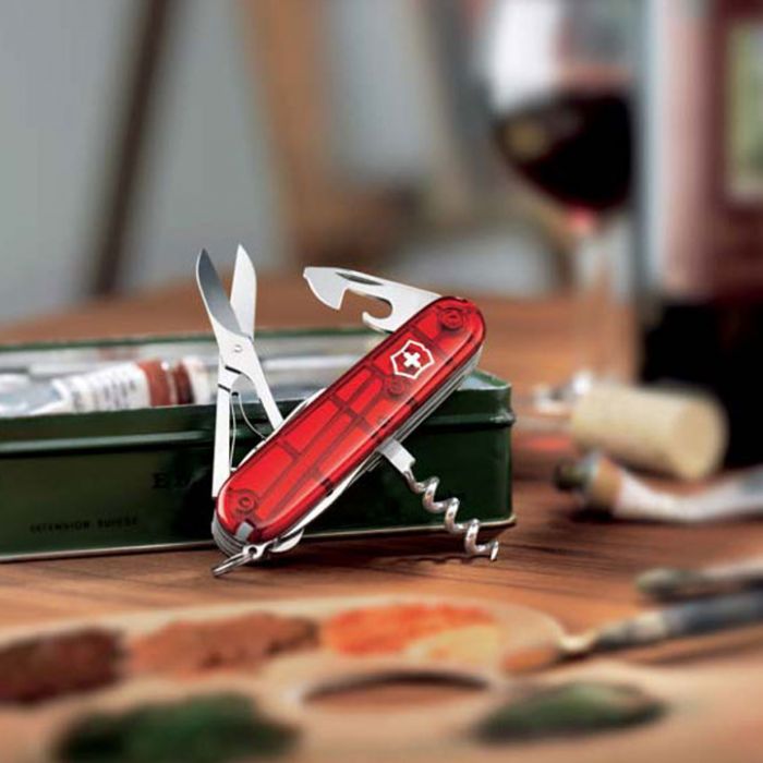 Нож перочинный Victorinox Climber, сталь X55CrMo14, рукоять Cellidor®, красный