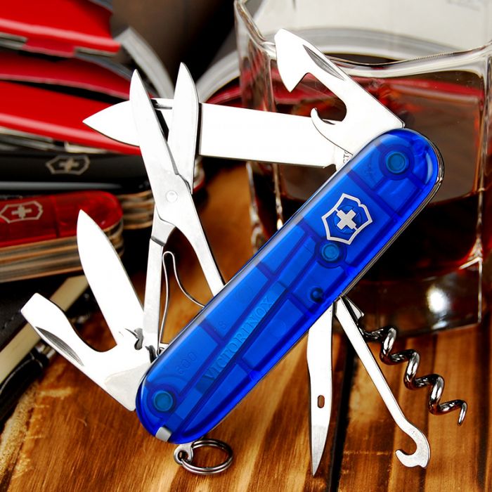 Нож перочинный Victorinox Climber, сталь X55CrMo14, рукоять Cellidor®, синий