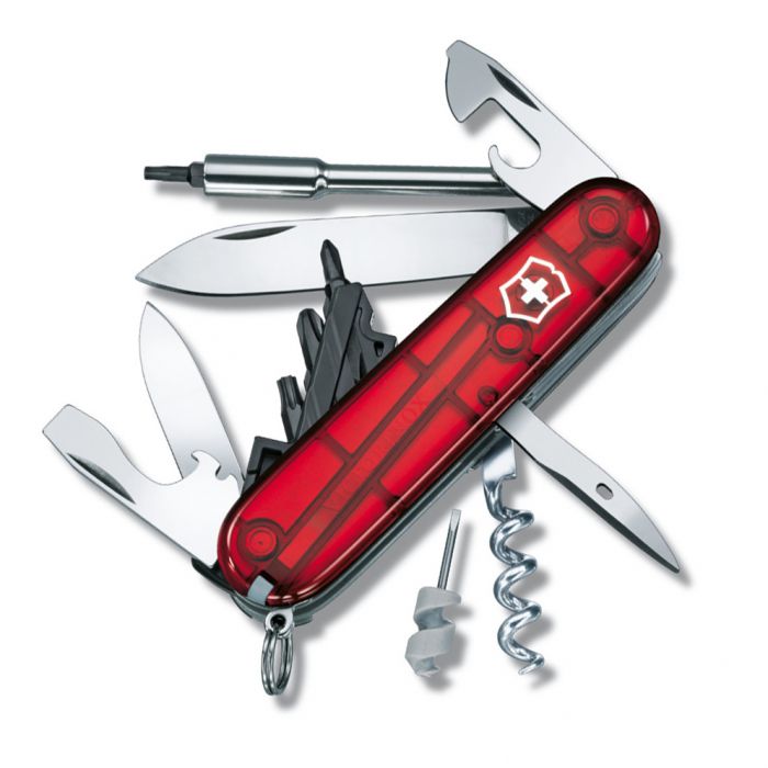 Нож перочинный Victorinox CyberTool, сталь X55CrMo14, рукоять Cellidor®, красный