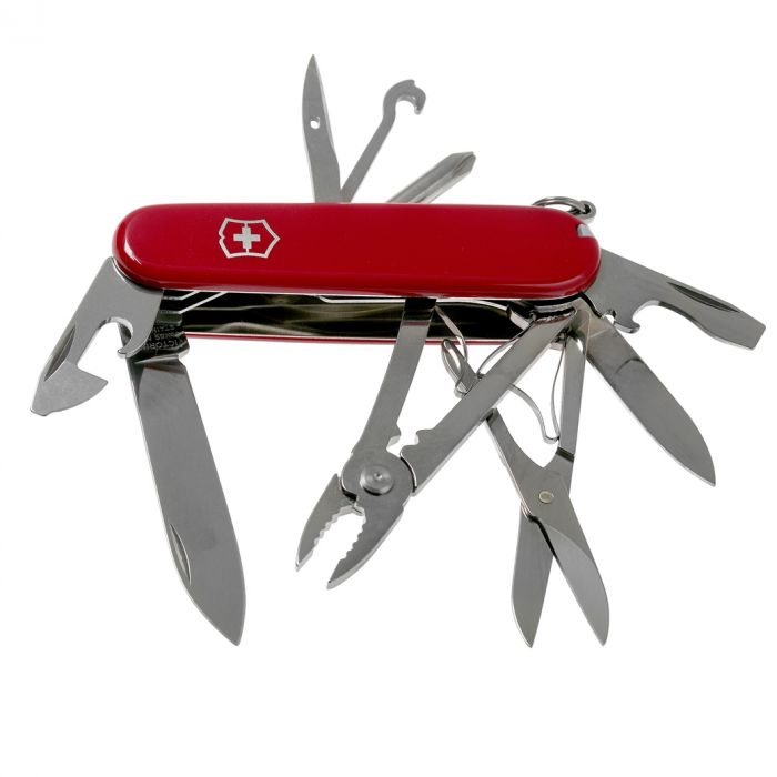 Нож перочинный Victorinox Deluxe Tinker, сталь X55CrMo14, рукоять Cellidor®, красный