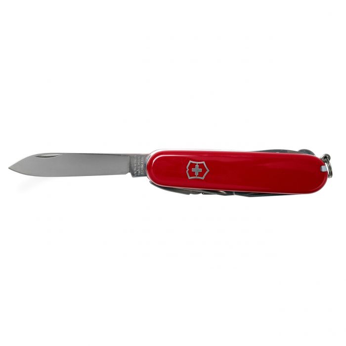 Нож перочинный Victorinox Deluxe Tinker, сталь X55CrMo14, рукоять Cellidor®, красный