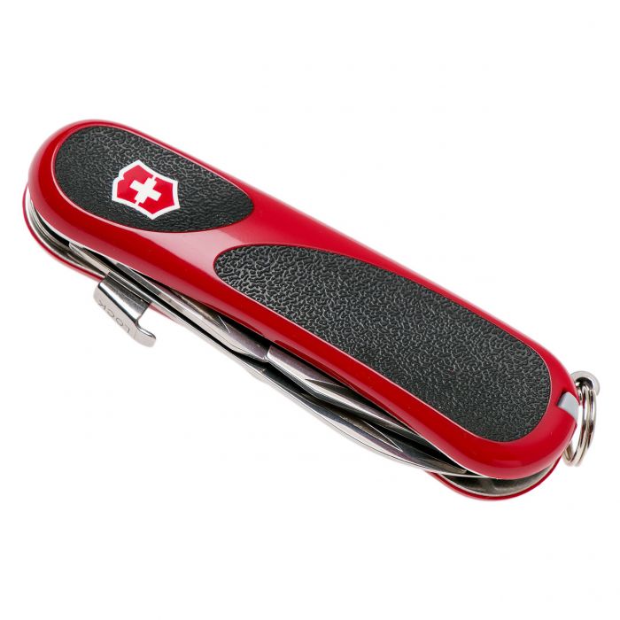 Нож перочинный Victorinox EvoGrip S101, сталь X50CrMoV15, рукоять термопластик GRN, красно-чёрный