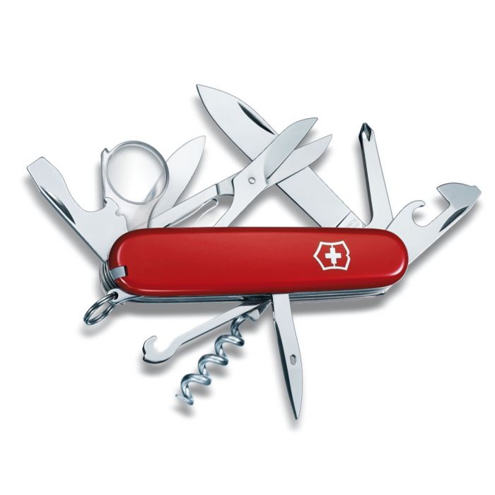 Нож перочинный Victorinox Explorer, сталь X55CrMo14, рукоять Cellidor®, красный