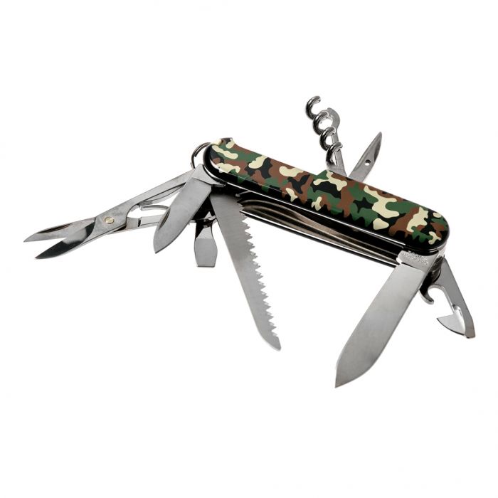 Нож перочинный Victorinox Huntsman, сталь X55CrMo14, рукоять Cellidor®, камуфляж