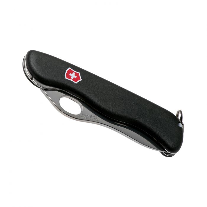 Нож перочинный Victorinox Sentinel One Hand, сталь X50CrMoV15, рукоять нейлон, черный