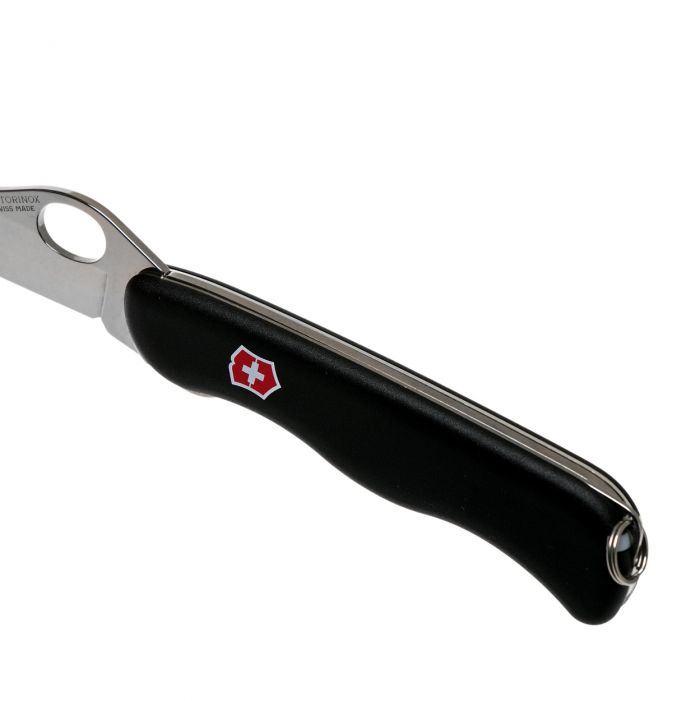 Нож перочинный Victorinox Sentinel One Hand, сталь X50CrMoV15, рукоять нейлон, черный