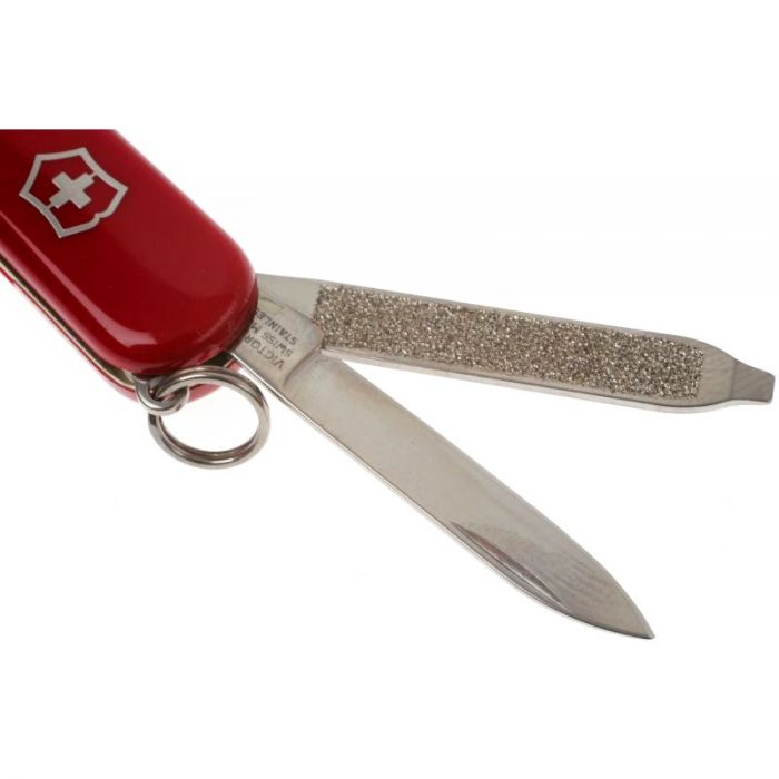 Нож перочинный Victorinox Signature, сталь X55CrMo14, рукоять Cellidor®, красный