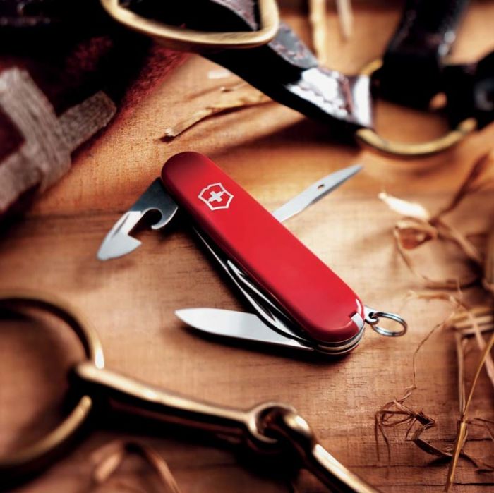 Нож перочинный Victorinox Spartan, сталь X55CrMo14, рукоять Cellidor®, красный