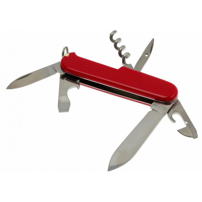 Нож перочинный Victorinox Tourist, сталь X55CrMo14, рукоять Cellidor®, красный