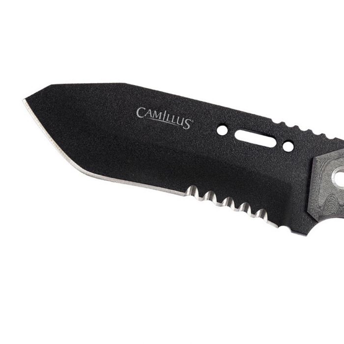 Нож с фиксированным клинком Camillus - TOPS Knives Collaborating Survival, сталь 1095 Carbon Steel, рукоять Микарта