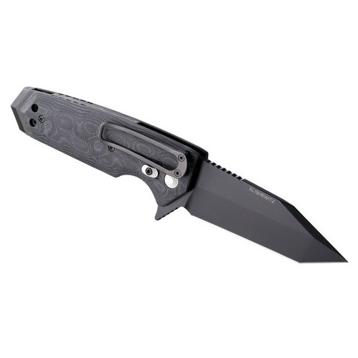 Нож складной туристический Hogue EX-02 Tanto, сталь 154CM, рукоять стеклотекстолит G-Mascus®, чёрный