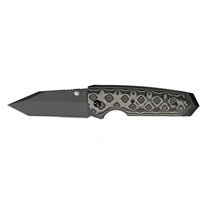 Нож складной туристический Hogue EX-02 Tanto, сталь 154CM, рукоять стеклотекстолит G-Mascus®, серый/чёрный