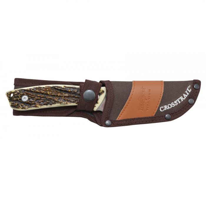 Нож туристический Camillus Western Crosstrail Gut Hook, сталь 420, рукоять Delrin®