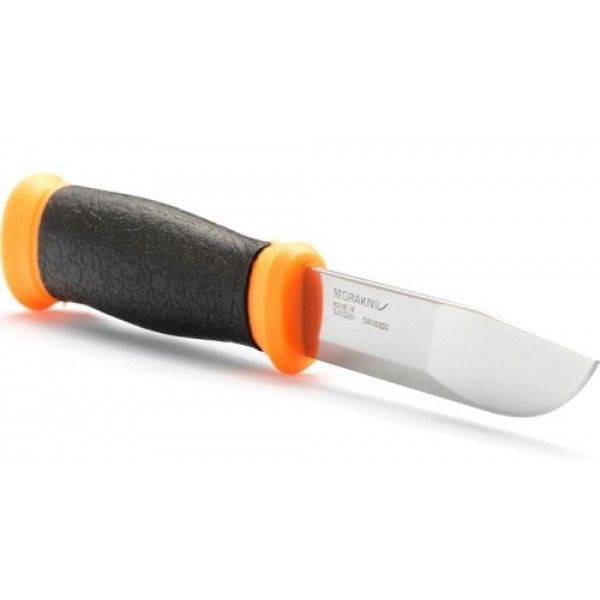 Нож с фиксированным лезвием Morakniv Outdoor 2000 Orange, сталь Sandvik 12C27, рукоять резина/пластик