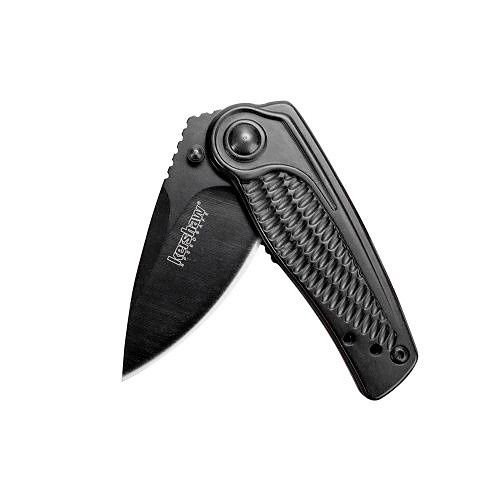 Складной полуавтоматический нож Kershaw Spoke K1313BLK, сталь 4Cr14, рукоять нержавеющая сталь