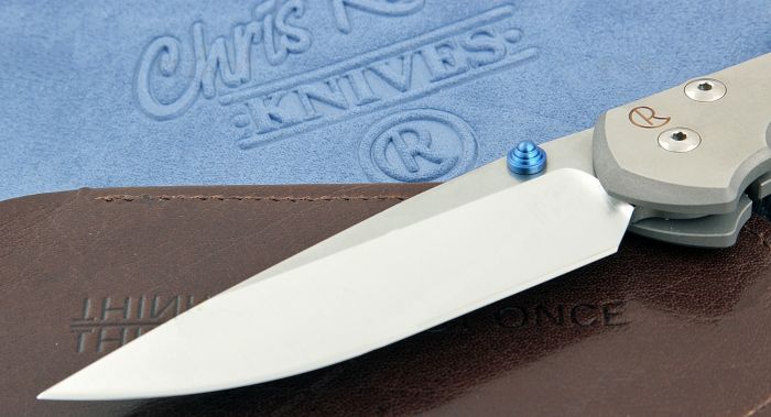 Нож складной Chris Reeve Large Sebenza 21 Unique Graphics Ametyst Cabochon, сталь CPM-S35VN, рукоять титан