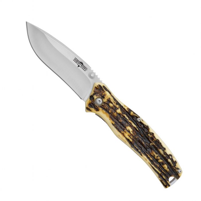 Складной нож Camillus Western Pronto Drop Point, сталь 420 Stainless Steel, рукоять Delrin®