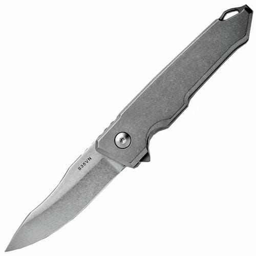 Складной нож Spartan Blades Metis, клинок Stonewash, сталь CPM-S35VN, рукоять титановый сплав