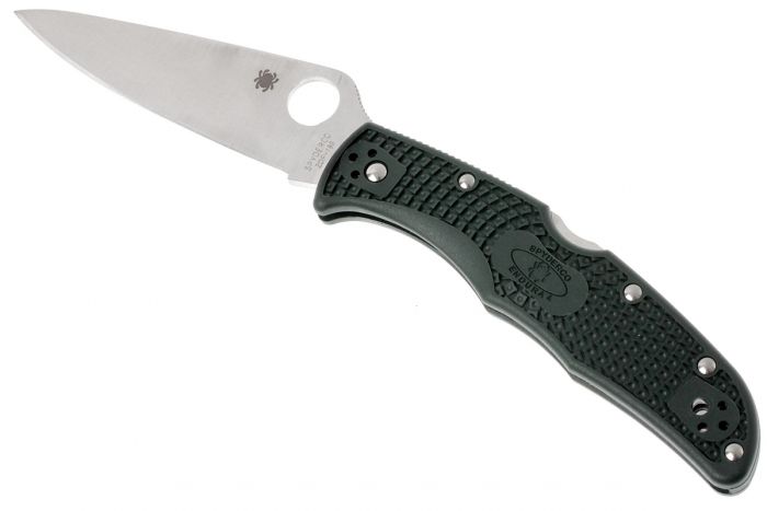 Складной нож Spyderco Endura 4 Spyderco, сталь ZDP-189, рукоять термопластик FRN, (British Racing Green) зелёный