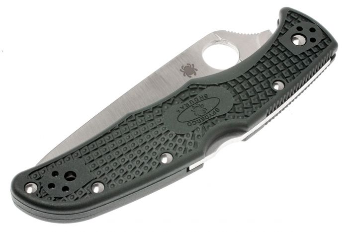 Складной нож Spyderco Endura 4 Spyderco, сталь ZDP-189, рукоять термопластик FRN, (British Racing Green) зелёный