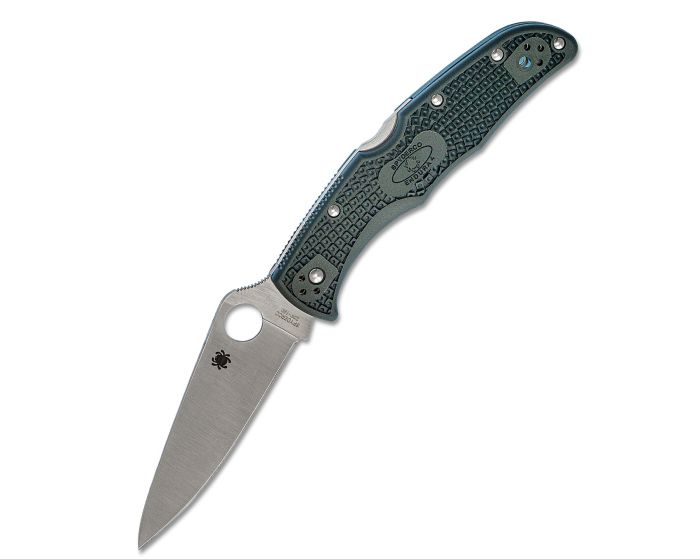 Складной нож Spyderco Endura 4 Spyderco, сталь ZDP-189, рукоять термопластик FRN, (British Racing Green) зелёный