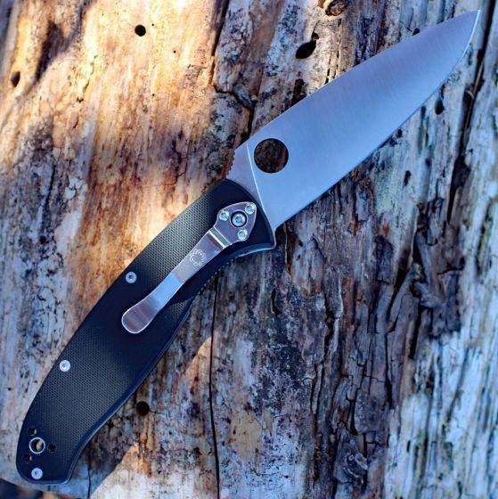 Складной нож Spyderco Resilience™, сталь 8Cr13MOV, рукоять G-10, чёрный