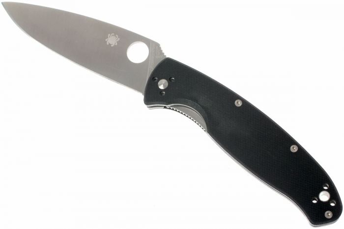 Складной нож Spyderco Resilience™, сталь 8Cr13MOV, рукоять G-10, чёрный