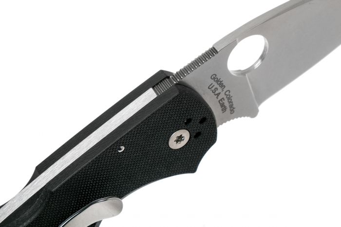 Складной нож Spyderco Native 5, сталь Crucible CPM® S30V™ рукоять G10, чёрный