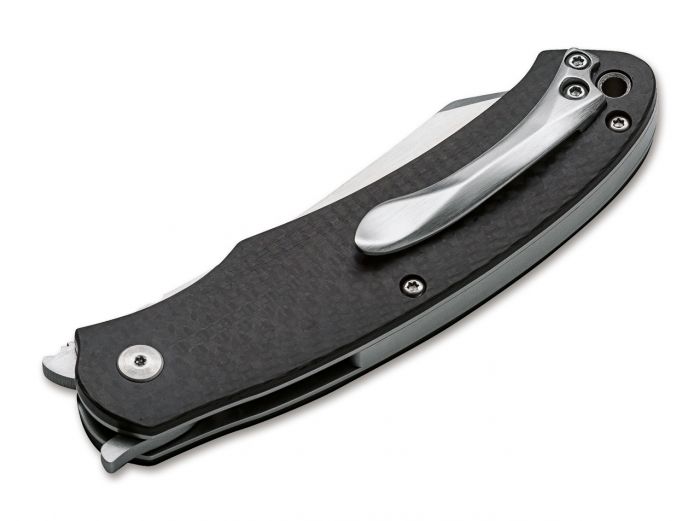 Нож складной Boker Takara CF, сталь D2, рукоять карбон