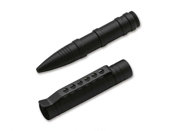 Тактическая ручка Boker Quest Commando Pen, алюминий, цвет черный