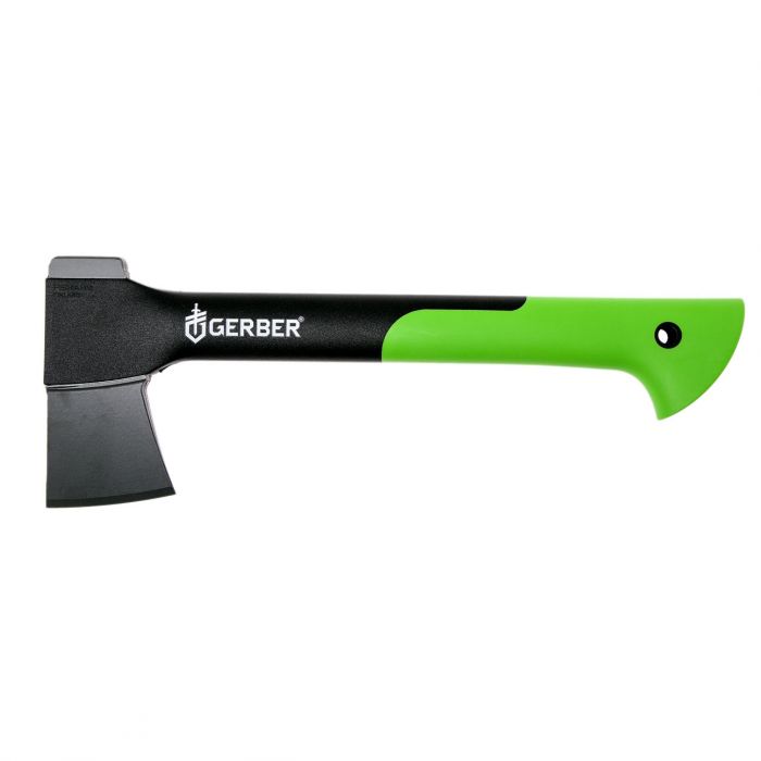 Топор Gerber 14" Hatchet Sport Axe II, кованая сталь, рукоять термопластик GRN, чёрно-зеленый