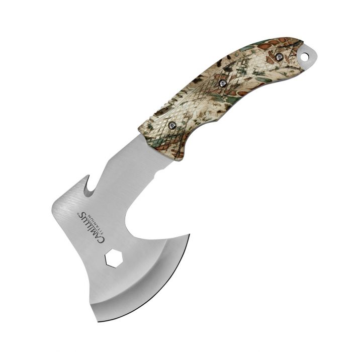 Топор туристический Camillus RIG™ Hatchet, сталь 420, рукоять ABS-пластик, камуфляж